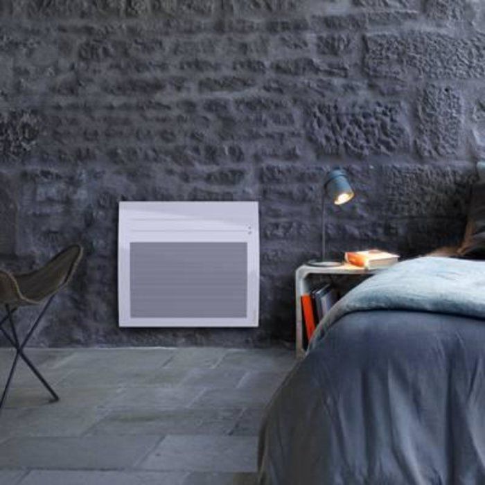 Panneau rayonnant et radiant ATLANTIC - Tatou PI Connecté - Blanc